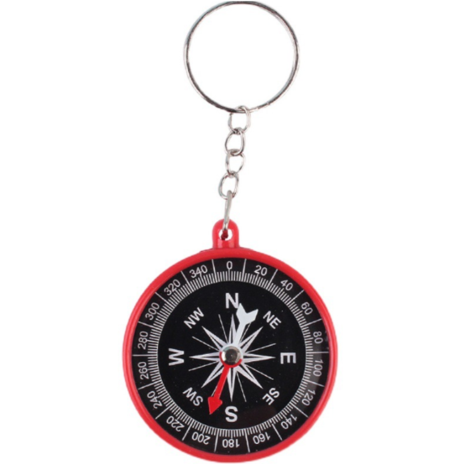 GJX Compass,Help Children Not Lose Their Direction Compass Hiking Survival,Easy for Daily Travel Hiking Gear,Red